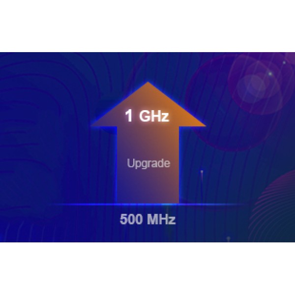 SDG-7000A-BW10 - Siglent 500 MHz to 1 GHz bandwidth upgrade (software）